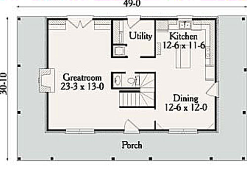 main floor house blueprint