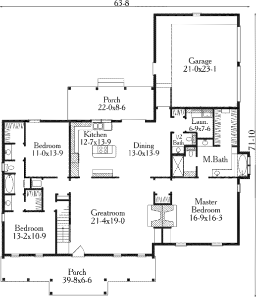 main floor house blueprint