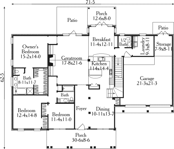main floor house blueprint