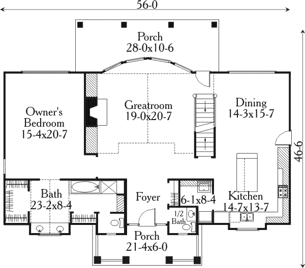 main floor house blueprint