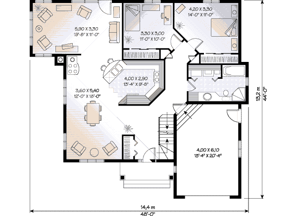main floor house blueprint