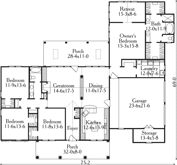 main floor house blueprint