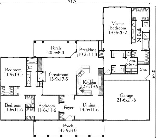 main floor house blueprint