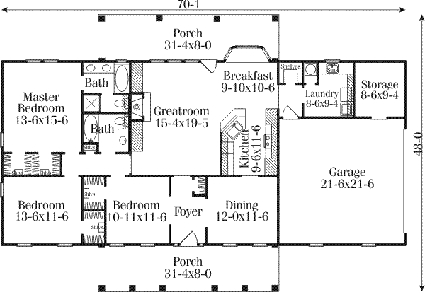 main floor house blueprint