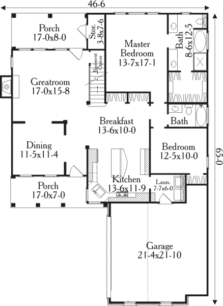 main floor house blueprint