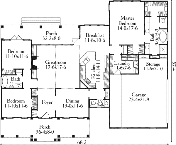main floor house blueprint