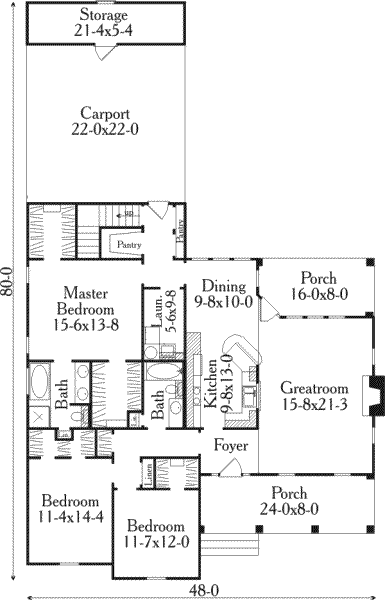 main floor house blueprint