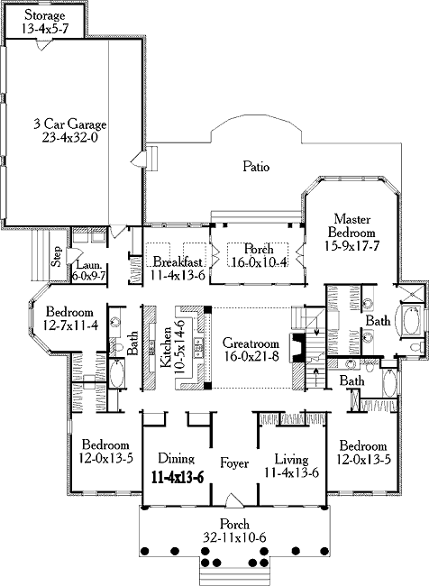main floor house blueprint