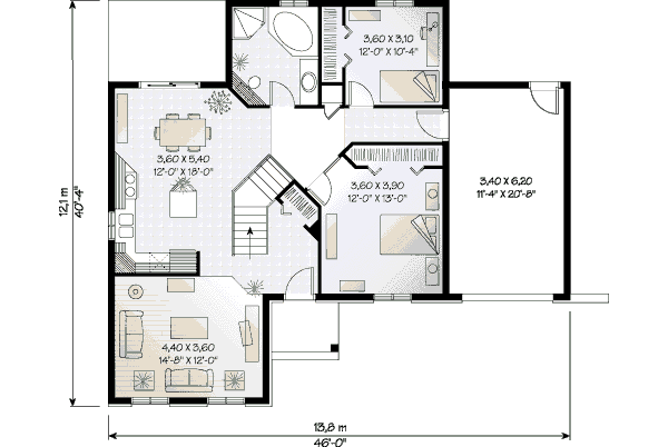 main floor house blueprint