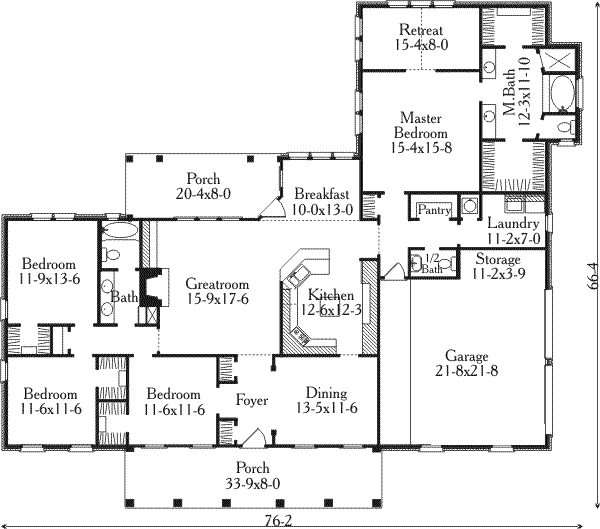 main floor house blueprint