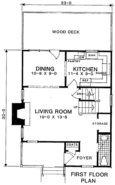 main floor house blueprint