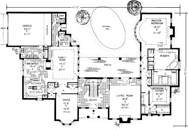 main floor house blueprint