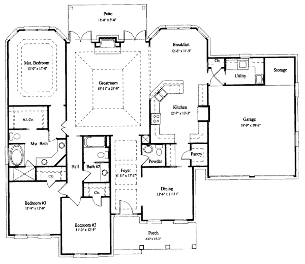 main floor house blueprint