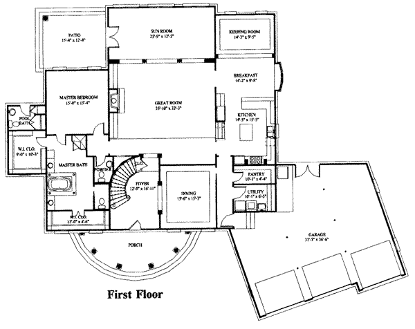 main floor house blueprint