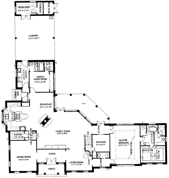 main floor house blueprint