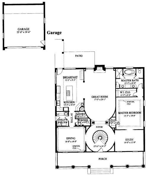 main floor house blueprint