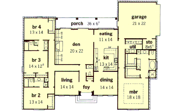 main floor house blueprint