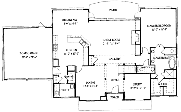 main floor house blueprint