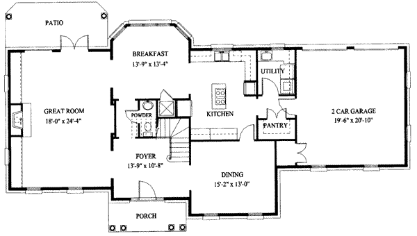 main floor house blueprint