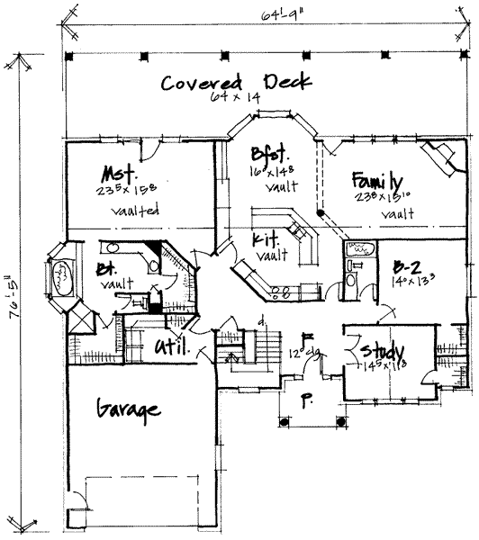 main floor house blueprint