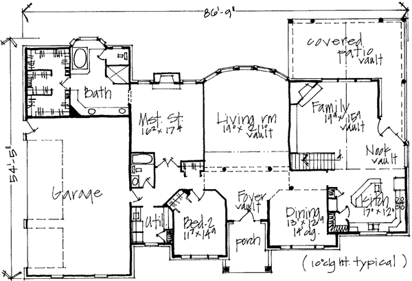 main floor house blueprint