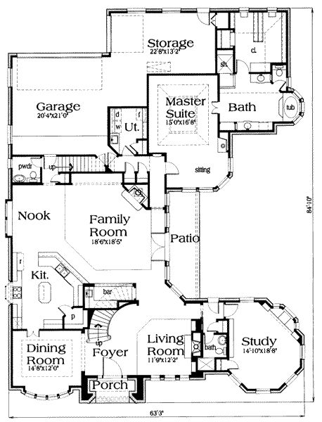 main floor house blueprint