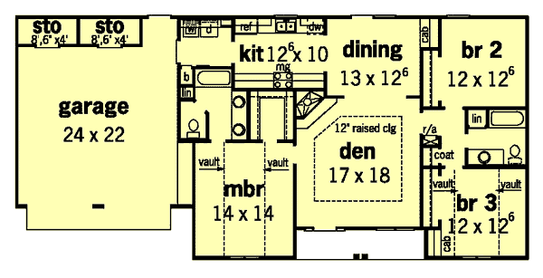 main floor house blueprint