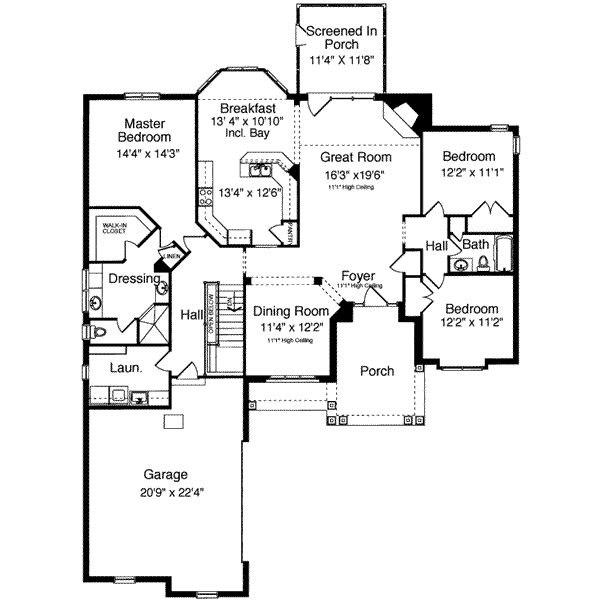 main floor house blueprint