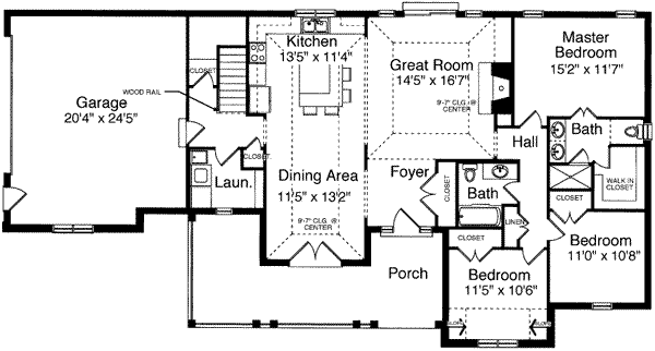 main floor house blueprint