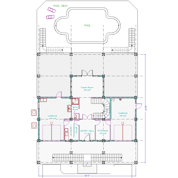 main floor house blueprint