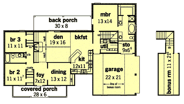 main floor house blueprint