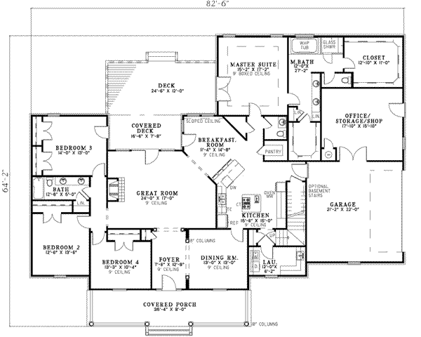 main floor house blueprint
