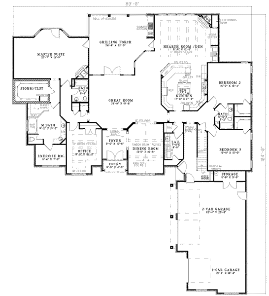 main floor house blueprint