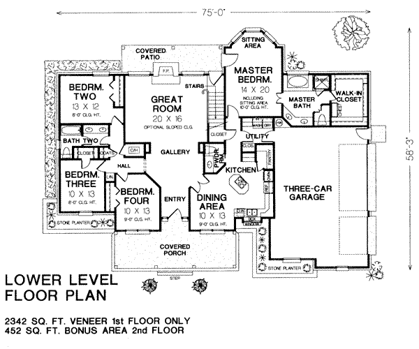 main floor house blueprint