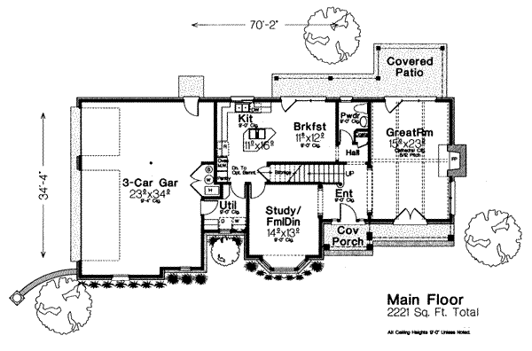 main floor house blueprint
