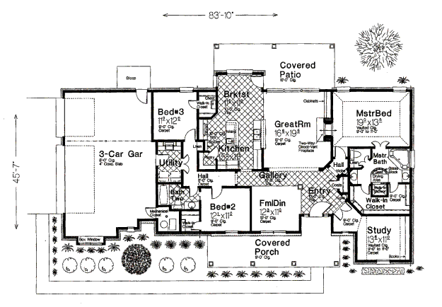 main floor house blueprint