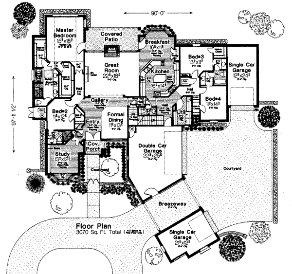 main floor house blueprint