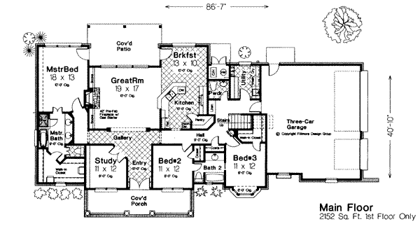 main floor house blueprint