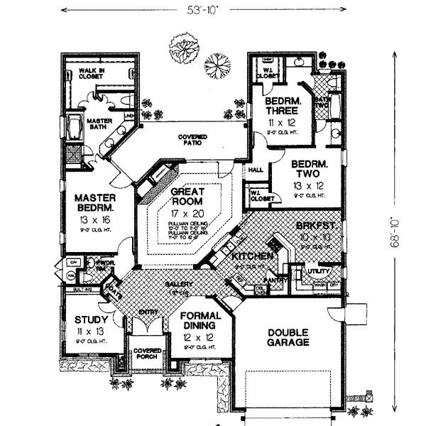 main floor house blueprint