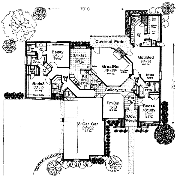 main floor house blueprint