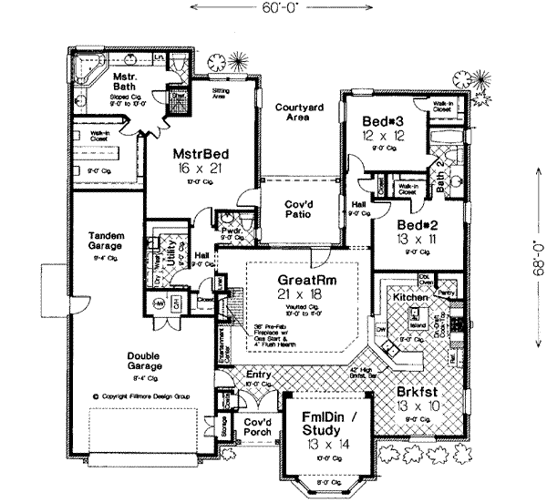 main floor house blueprint