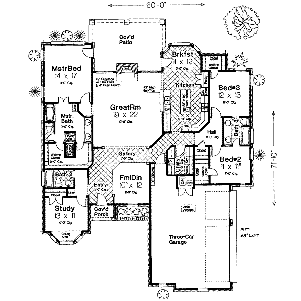 main floor house blueprint