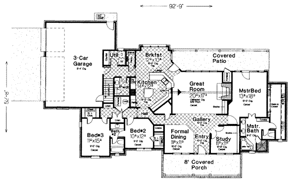 main floor house blueprint