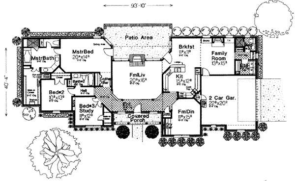 main floor house blueprint