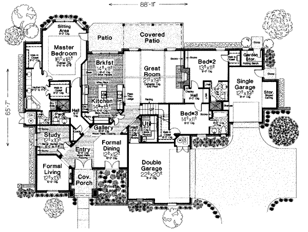 main floor house blueprint