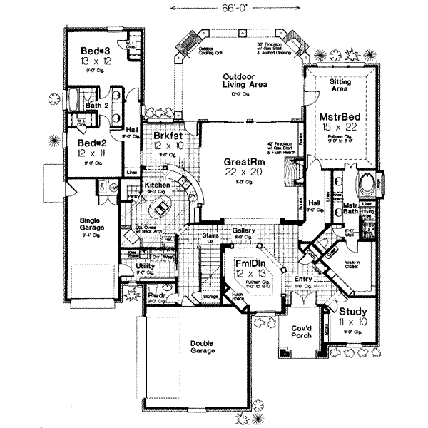 main floor house blueprint