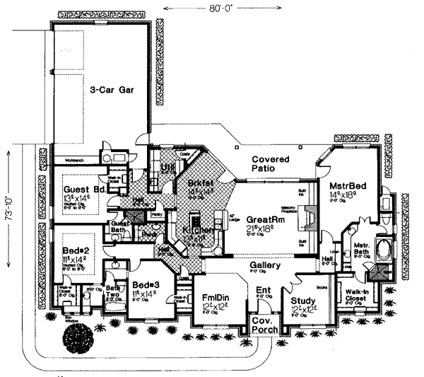 main floor house blueprint