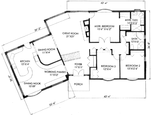 main floor house blueprint