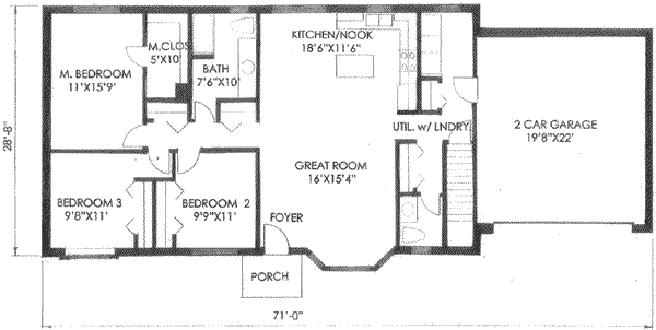 main floor house blueprint