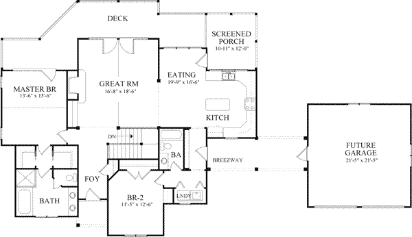 main floor house blueprint
